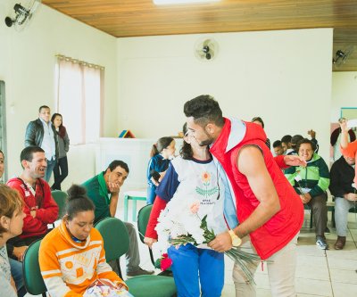  Visita a APAE Capela do ALto-SP