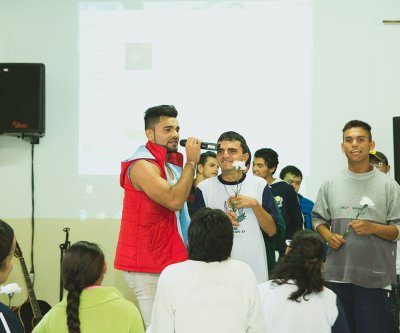  Visita a APAE Capela do ALto-SP